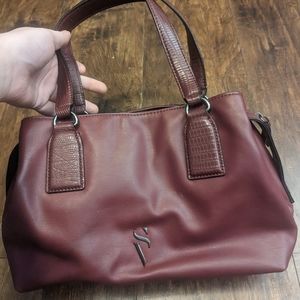 Vera Wang burgundy, purse and matching wallet purse